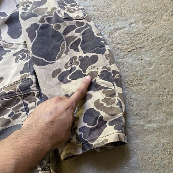 Walls Blizzard Pruf Duck Camo Coveralls Mens Large Hunting Warm - Picture 8 of 14